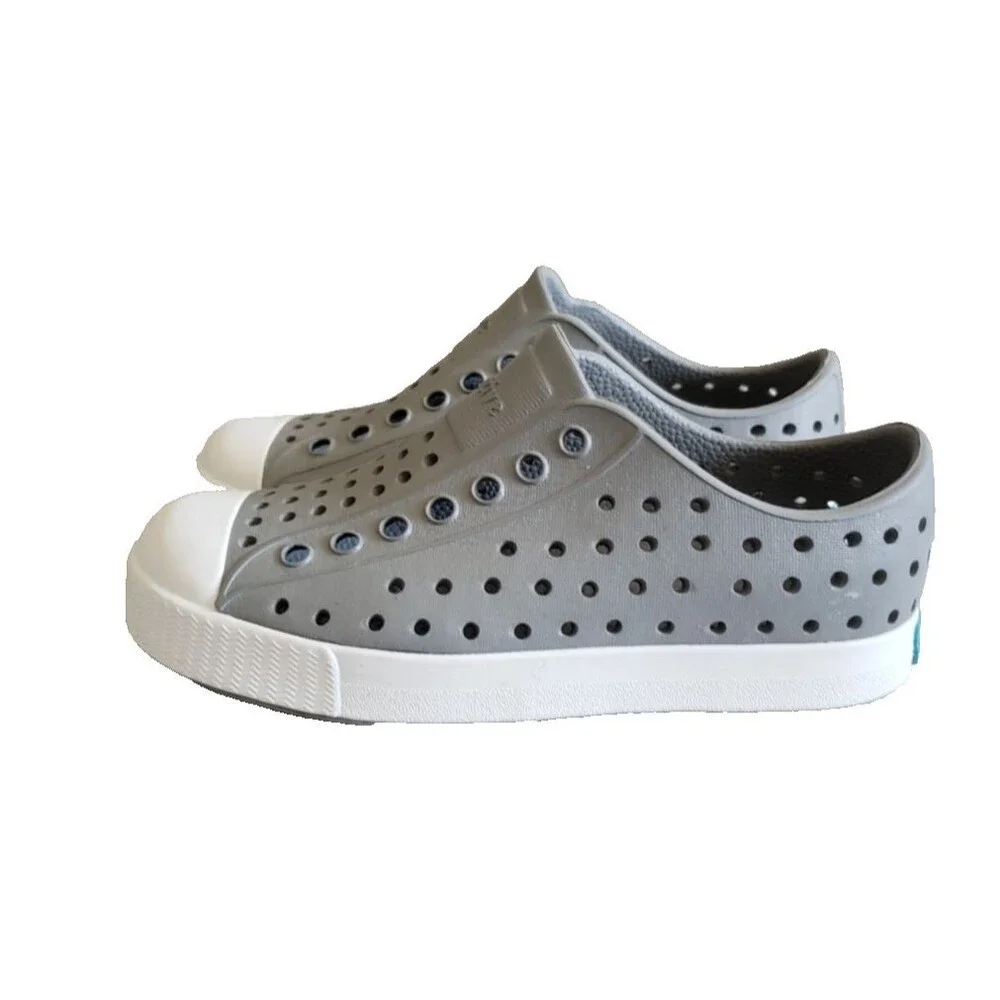 Native Kids Jefferson Slip On Casual Water Shoes Gray Size C10 NEW